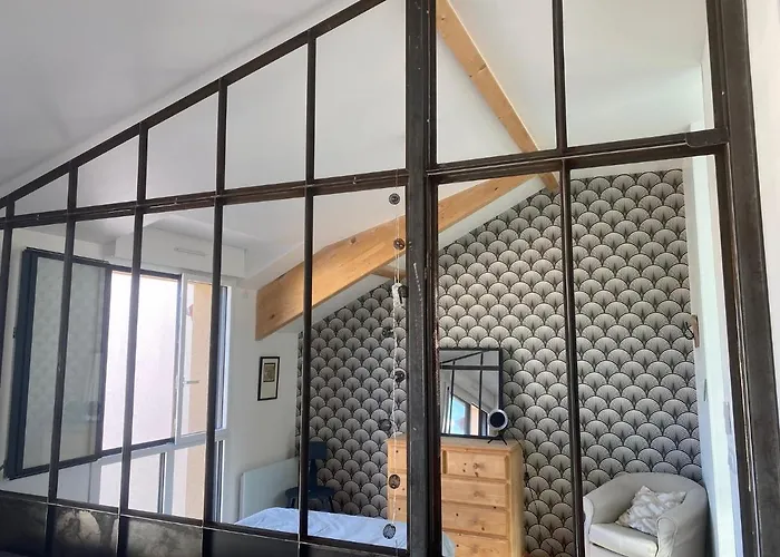 Loft avec terrasse sans vis a vis à 3km du circuit avec garage au calme
