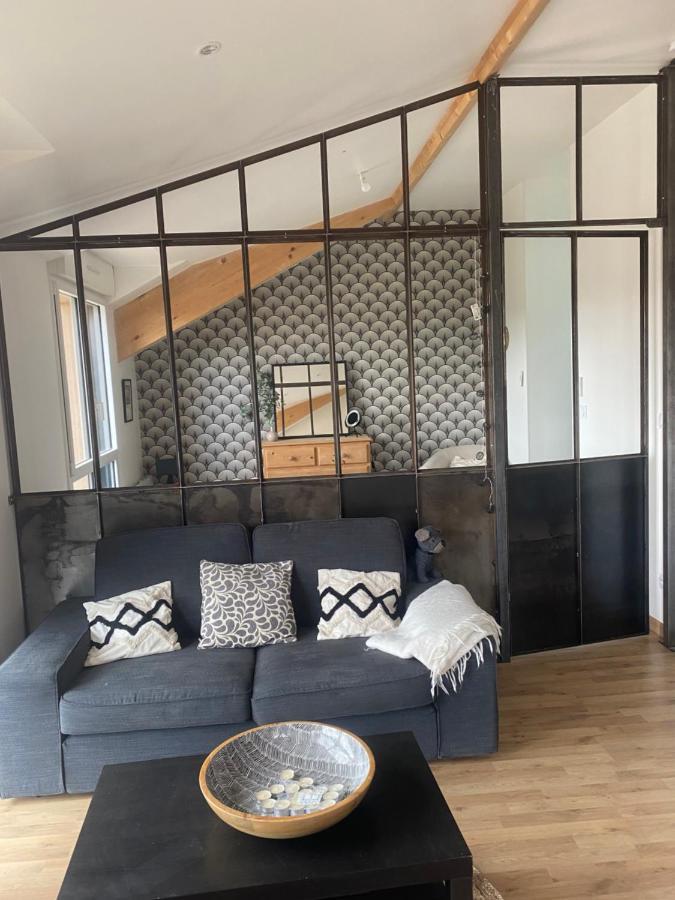 Appartement Loft Avec Terrasse Sans Vis A Vis à 3km Du Circuit Avec Garage Au Calme Le Mans